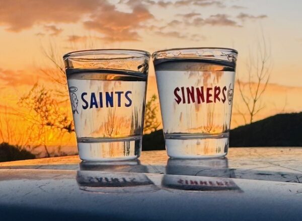 Saints & Sinners Shot Glasses